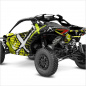 Preview: X-Design Neon Yellow XL Version for Can-Am Maverick R 2 Doors